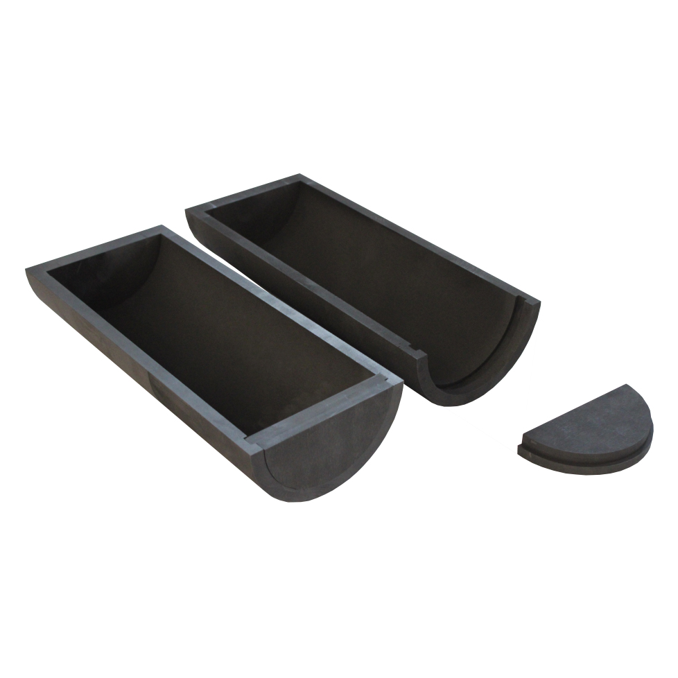 Barco de sinteriza&ccedil;&atilde;o de grafite semicircular personalizado de alta pureza para forno de tratamento t&eacute;rmico