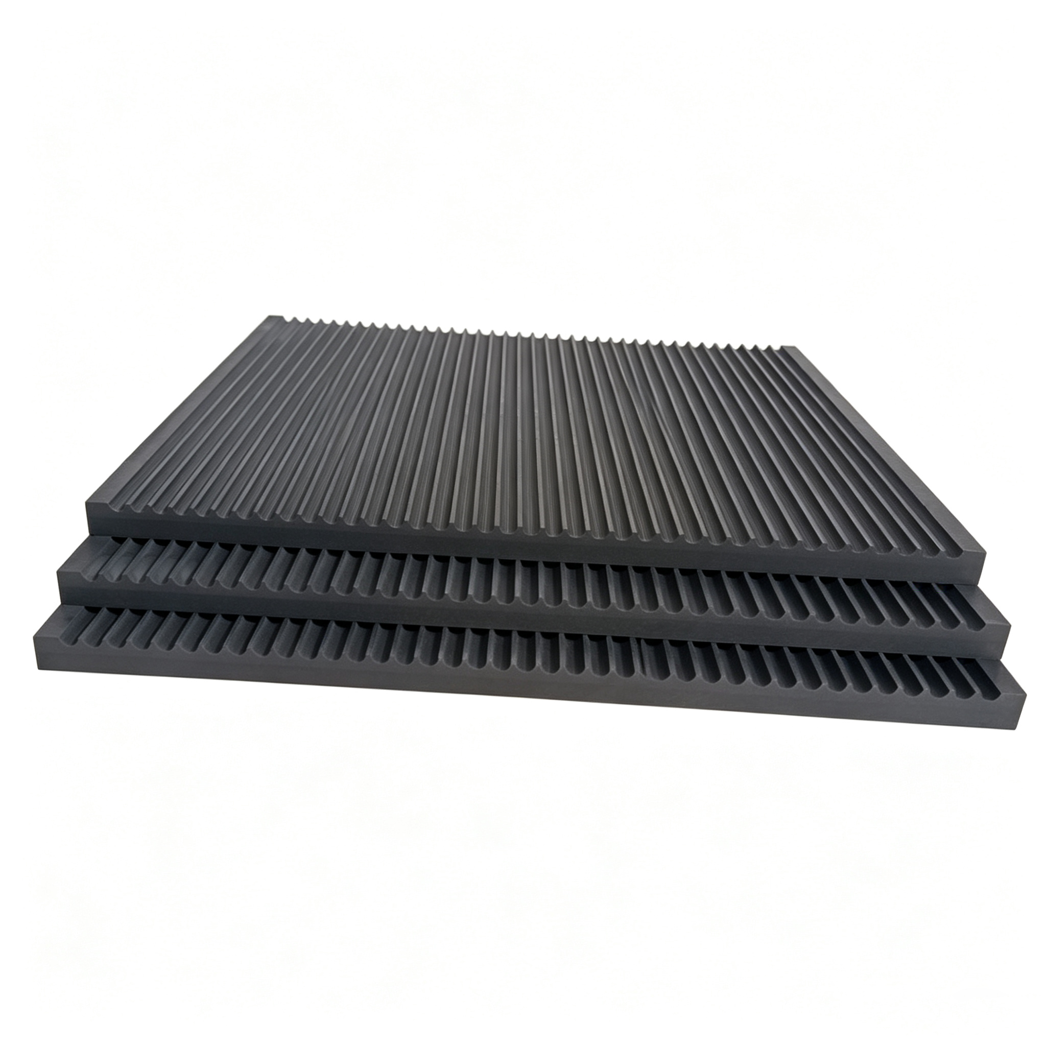 Placas de grafite com fenda para orientação de fluxo | Placas de grafite com fenda de alta pureza projetadas especificamente para equipamentos de vácuo semicondutores CVD - carbono NHD