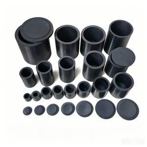 Cadinho de grafite plano para fusão de ouro e prata | Tamanhos personalizados 1-100kg | Carbono NHD