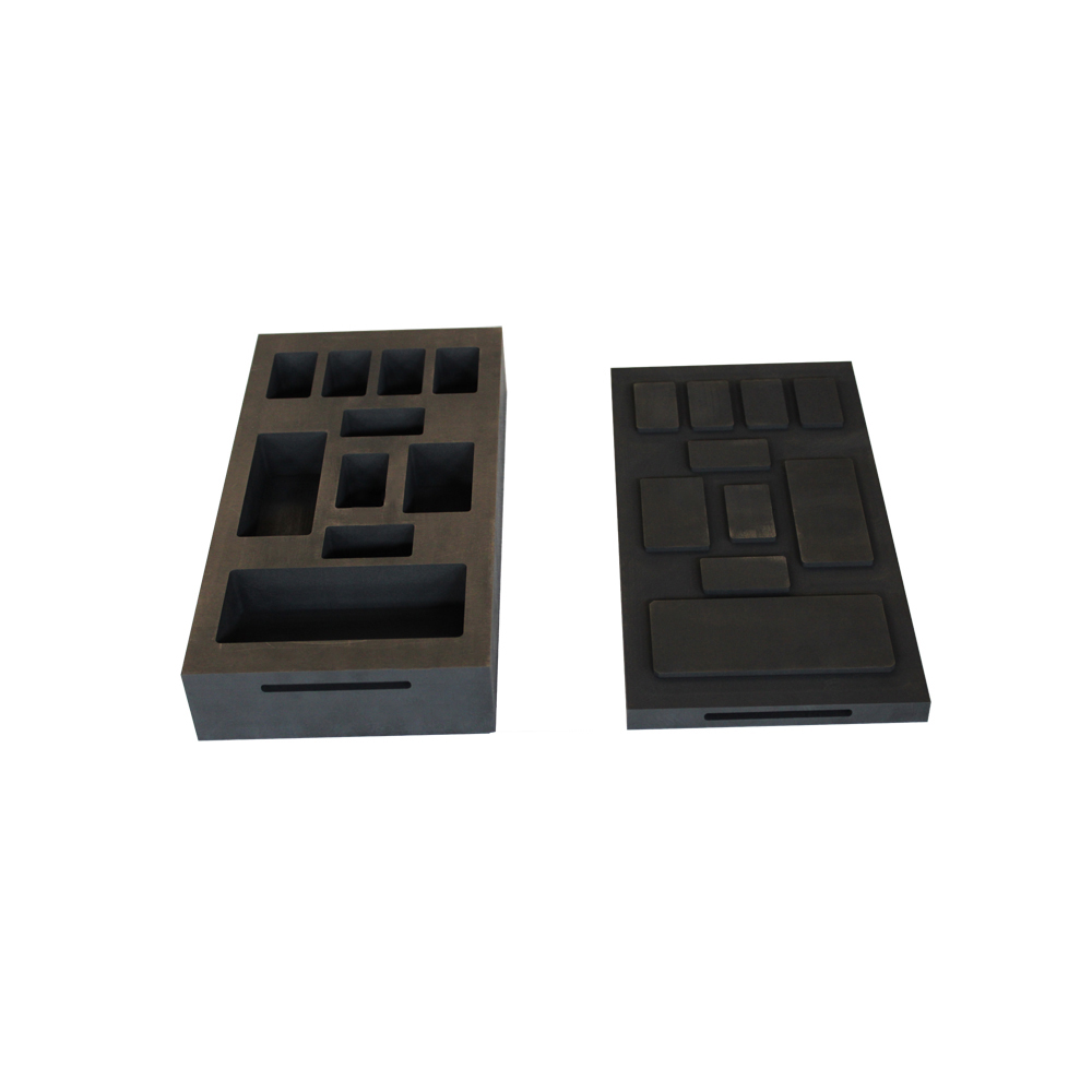 Moldes de lingotes de grafite multicâmaras de alta densidade — Moldes especializados para fundição e fundição de ouro, prata, cobre e alumínio 