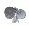 Discos de grafite porosos | Bandejas de grafite perfuradas para sinterização de metal duro | Usinagem de precisão CNC personalizada - Novo material Ningheda