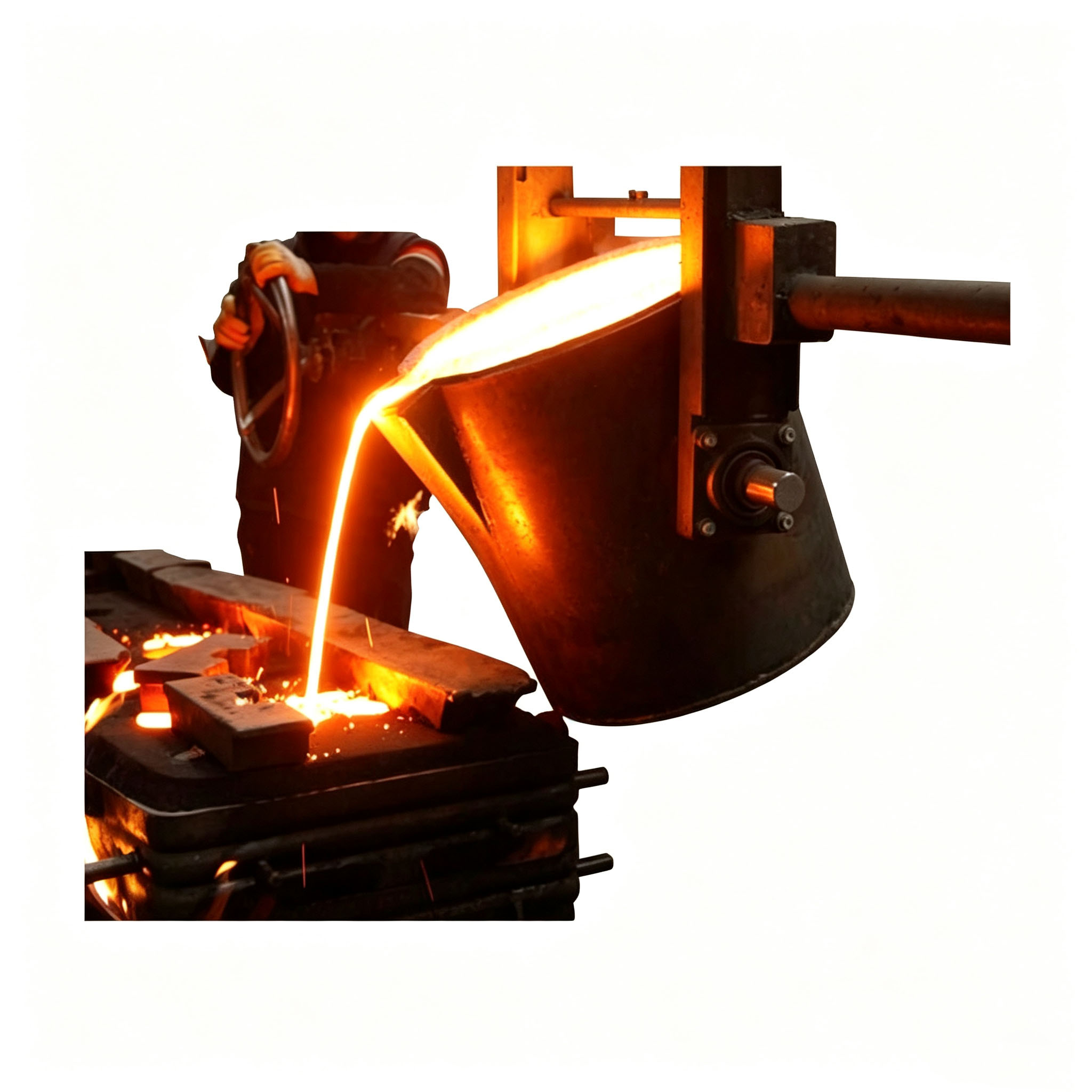 Processo de filtra&ccedil;&atilde;o de metal fundido usando filtro de disco perfurado de grafite, fundi&ccedil;&atilde;o de alum&iacute;nio ou cobre com vazamento de metal l&iacute;quido em alta temperatura, placa de carbono porosa Ningheda para remo&ccedil;&atilde;o de impurezas em fundi&ccedil;&atilde;o