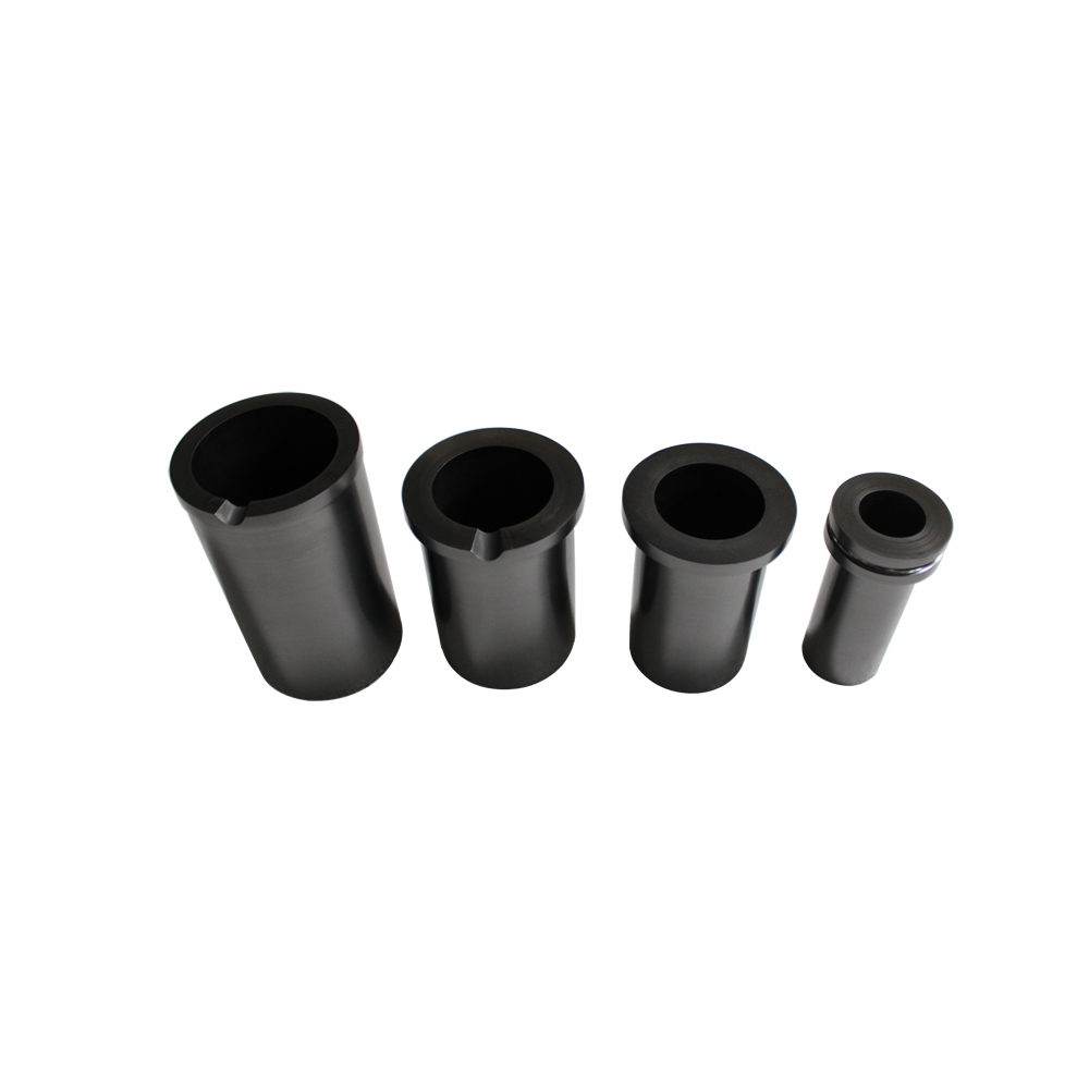 Cadinhos de grafite de alta pureza e anel único de nível industrial | Disponível em vários tamanhos de 1 kg a 10 kg | Adequado para fundição e fundição de ouro, prata e cobre
