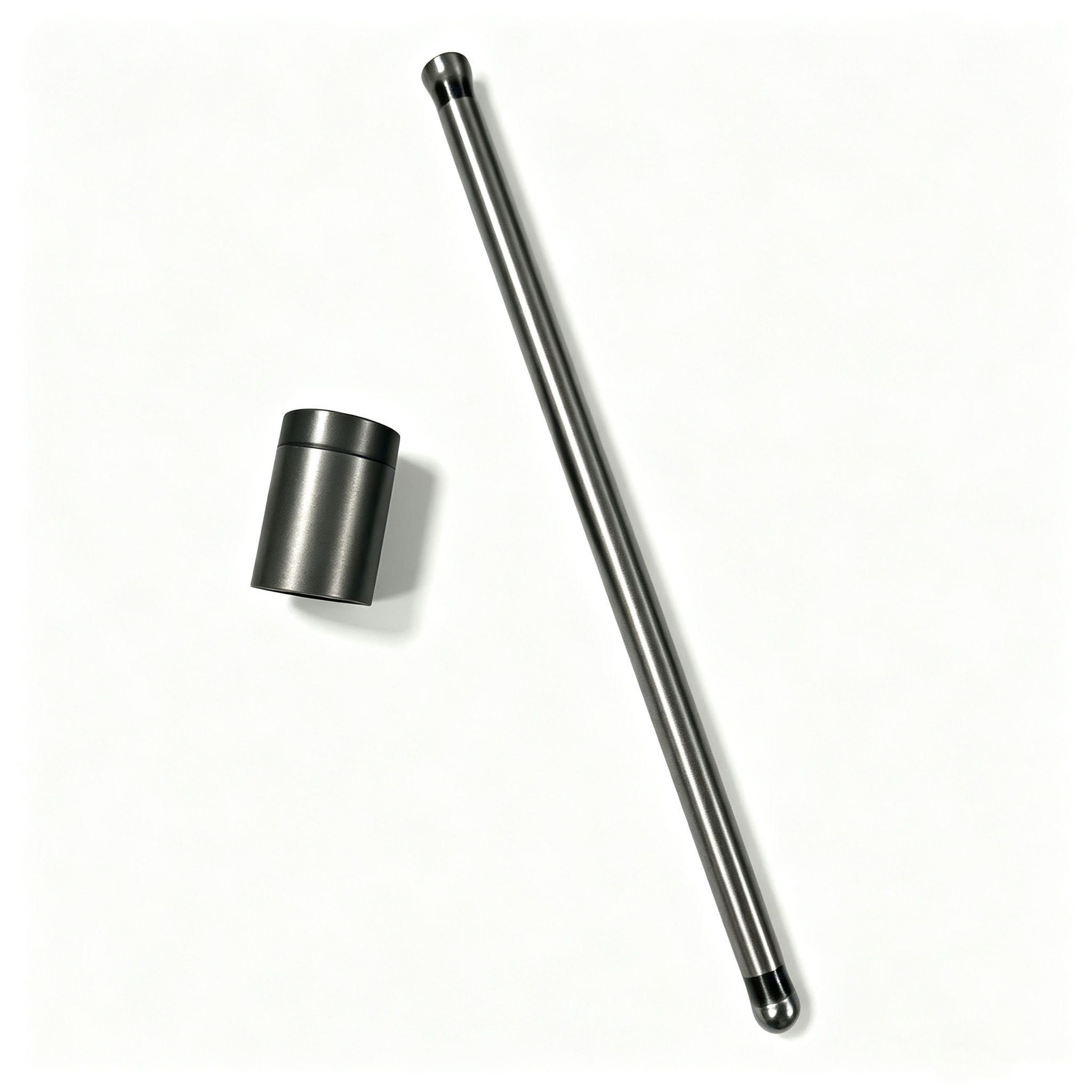 Haste de suporte de grafite com ponta esf&eacute;rica com luva de grafite correspondente, conjunto completo de rolamento de grafite para forno de cristal &uacute;nico