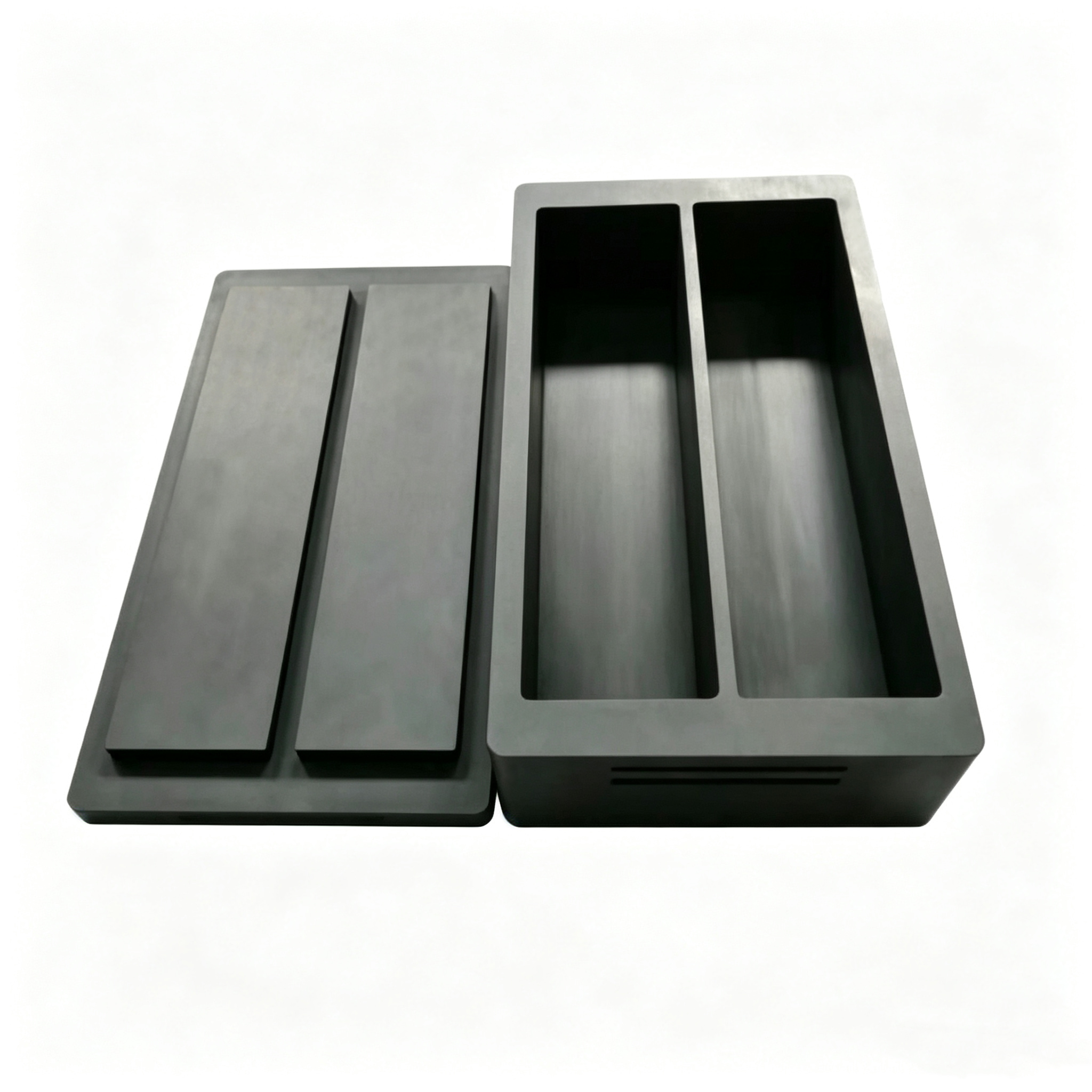 Moldes de lingotes de grafite multicâmaras de alta densidade — Moldes especializados para fundição e fundição de ouro, prata, cobre e alumínio 