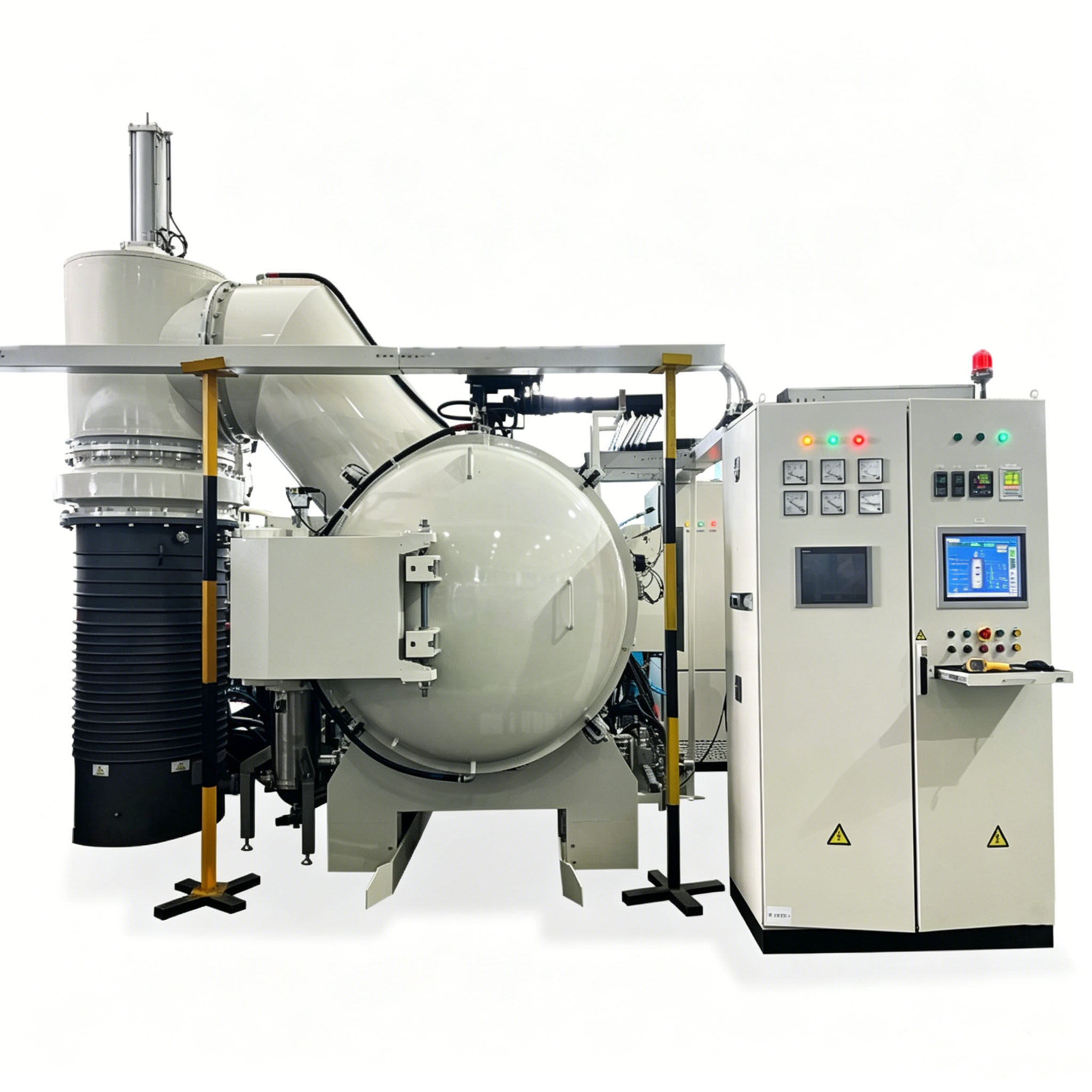 Forno de brasagem por indu&ccedil;&atilde;o a v&aacute;cuo equipado com barcos de grafite de alta pureza para brasagem em alta temperatura de ligas de cobre e a&ccedil;o inoxid&aacute;vel, apresentando aplica&ccedil;&otilde;es industriais de moldes de grafite em ambientes de aquecimento por indu&ccedil;&atilde;o