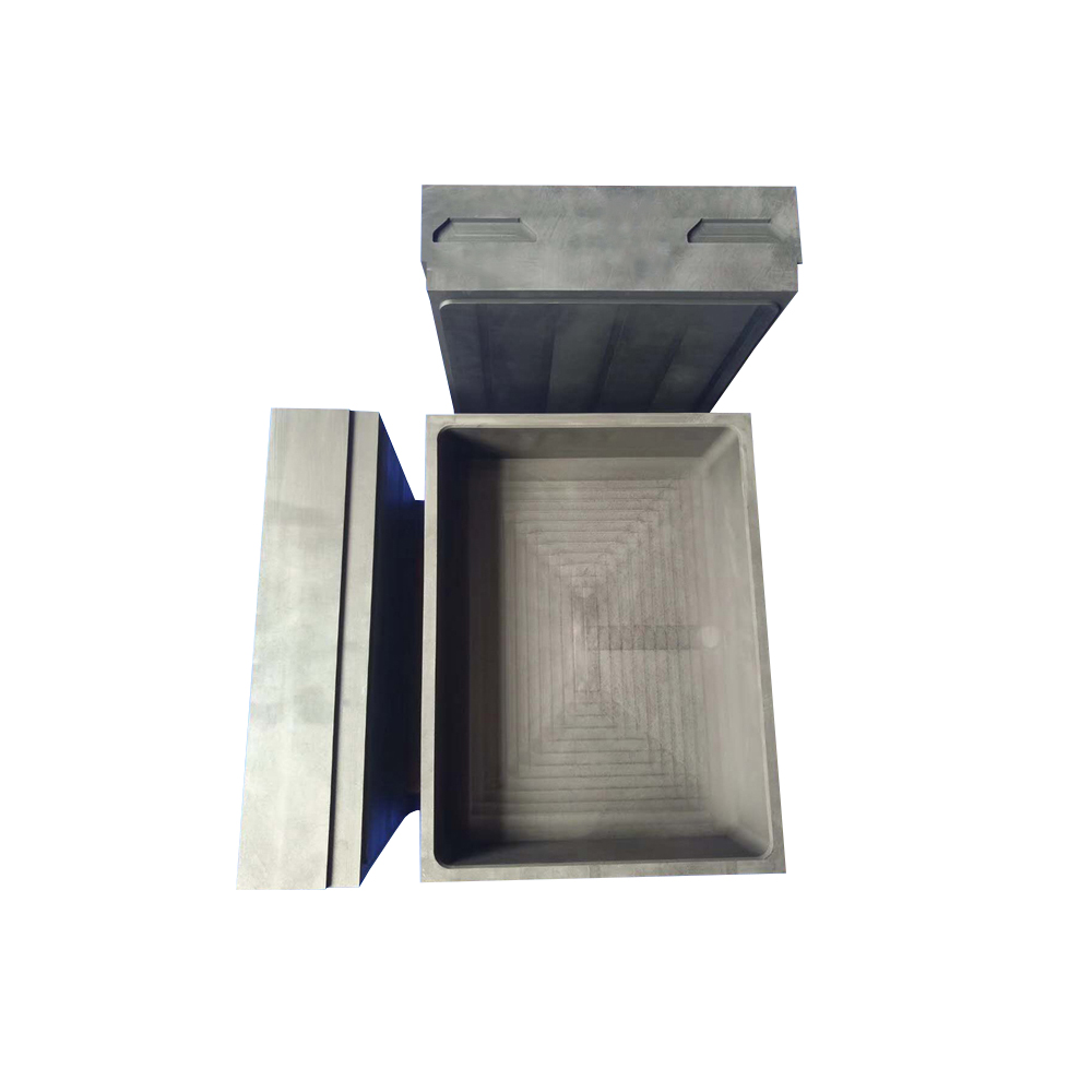 Saggers de grafite para sinterização de materiais de baterias de íons de lítio | Moldes de retenção de grafite para fornos a vácuo de alta temperatura