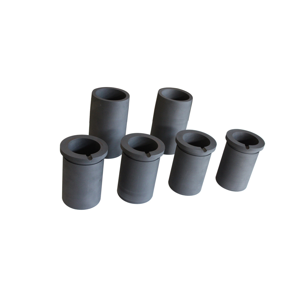 Cadinhos de grafite de alta pureza e anel único de nível industrial | Disponível em vários tamanhos de 1 kg a 10 kg | Adequado para fundição e fundição de ouro, prata e cobre