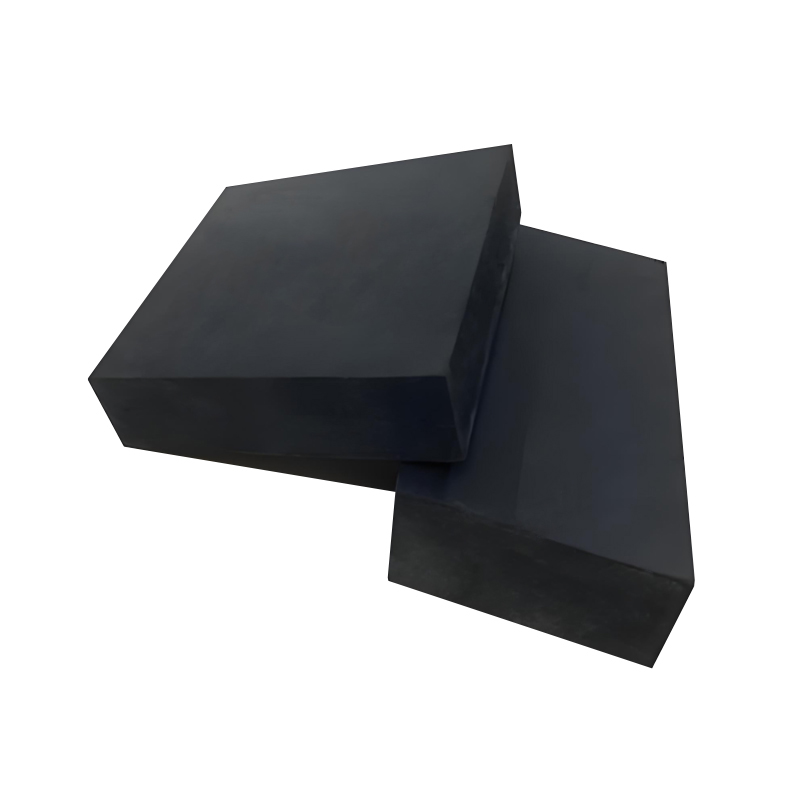 Two high-density graphite cubes stacked, isotropic fine grain, density 1.85-1.90 g/cm&sup3;